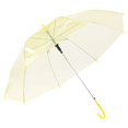 thumbnail image 3 of TOPTIE 12 Packs Transparent Yellow Stick Umbrellas Wedding, Auto Open and Windproof, 3 of 4