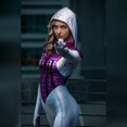 thumbnail image 4 of Disfraz de Spiderman para Halloween, disfraz de Gwen, traje Zentai, mono para niñas y mujeres, monos para adultos y niños, 4 of 5