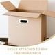 thumbnail image 3 of Manijas de cajas de plástico de 20 piezas para transportar accesorios de caja de bricolaje manijas de reemplazo Manijas de caja de cartón, 3 of 6