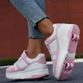 thumbnail image 5 of Cyiecw Roller Skate Shoes for Kids Girls Boys Detachable Wheeled Fashion Sneakers, 5 of 5