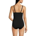 thumbnail image 2 of Lands' End Women's Chlorine Resistant Shirred V-neck One Piece Swimsuit, 2 of 4