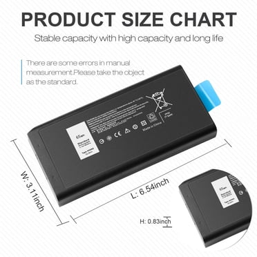 33YDH Laptop Battery For Dell Latitude 3380 3480 3490 3590 3580 & Inspiron 15 17 7000 Series – 56Wh 15.2V