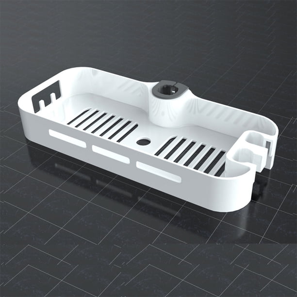 Porte-Savon,Étagère Murale avec Un Plateau De Vidange - Support pour Savon De Douche - pour La, La Cuisine, La Maison, La Salle De Bain, La Buanderie Et La Douche