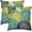 Teal Green, variant on Sage Green White Pillow Covers 18x18 Inch Set of 2 Dahlia Floral Decorative Throw Pillows For Couch Geometry Flowers Modern Pillow Cases Home Decor For Sofa Couch Porch Patio Living Room Outdoor