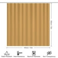 thumbnail image 2 of Shower Curtain Set 4 Piece include Shower Curtain and Rugs and Non Slip U Shaped Toilet Rugs Luxury Bathroom Decor Earth Yellow, 2 of 5