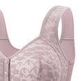 thumbnail image 5 of Antinious Womens Lace Front Closure Wireless Breathable Seamless Support Comfortable Everyday Bra, 5 of 5