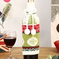 thumbnail image 2 of Matsuzay Cubierta de botella, calcomanía de Navidad, decoración de Navidad, regalo dulce protector, accesorios para festivales, accesorio Kits de decoración para fiestas Patrón de árbol de Navidad, 2 of 6