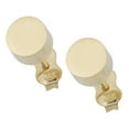 thumbnail image 3 of KoolJewelry 14k Yellow Gold 6mm Polished Cylinder Stud Earrings, 3 of 4