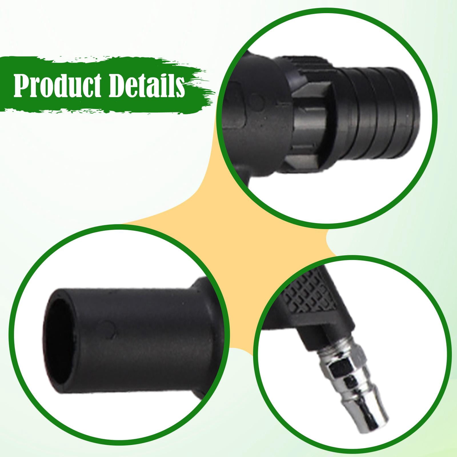 JISADER Pneumatic Vacuum Cleaner Kit 2 in 1 Compressed Air Duster for Debris Factory