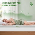 thumbnail image 6 of WISHEAD Queen Mattress Topper, 800GSM Extra Thick Bamboo Mattress Pad Cover, Ultra Plush Down Alternative Fill, 8-21" Deep Pocket, Breathable Non-Slip & Washable, 6 of 9