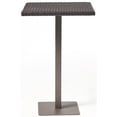 thumbnail image 1 of Noble House Dominic Table de Bar Carrée en Osier Multibrun 26 Pouces pour Extérieur, 1 of 6