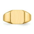 thumbnail image 4 of 14K Yellow Gold Men's Signet Ring Size 10, 4 of 6
