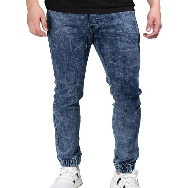 Pantalón Jogger Slim Fit De Mezclilla Stretch De Hombre