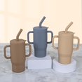 thumbnail image 3 of VODVOB's fourth-generation silicone drinking cup is made of safe and wear-resistant materials. It is suitable for children in kindergarten and helps improve their independent drinking ability., 3 of 9