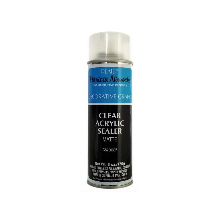 Plaid Patricia Nimocks Clear Acrylic Spray Sealer, Matte, 6 oz photo 4