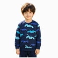 thumbnail image 6 of TOWED22 Toddler Baby Boy Girl Long Sleeve Crewneck Pullover Sweatshirt Sweater Outfits Cartoon Printed Casual Clothes(Dark Blue,4-5 Y), 6 of 6