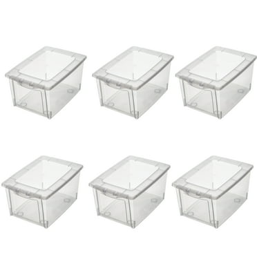 clear shoe box with lid