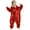 Red, variant on Boys Girls Rompers Kids Cartoon Style Flannel Sleepsuit Baby Toddler Jumpsuit Pajamas Sleeping Outfit Bodysuits 2-3 Years