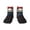 2 Black-2, variant on Red Black Eastern Panda Warrior Pattern Quarter Crew Socks,Toe Seamed Ankle Socks,Cotton Cushioned Breathable Athletic Crew Sports Socks