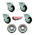 thumbnail image 2 of Regency 600UBCKIT6 U-Boat Locking Caster and Wheel Replace Set - Service Caster, 2 of 2