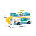 thumbnail image 4 of Construir bloques de construcción altos princesa niña jugar casa coche de verano, 4 of 4