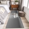 thumbnail image 4 of Koala Bathing 2'x6' Runner Rugs for Hallway Kitchen Bedside Non Slip Washable, Modern Abstract Bathtub Cute Animal Shower Entryway Rug Runners with Rubber Backing, Long Carpet Runner for Laundry Room, 4 of 8