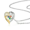 thumbnail image 2 of Mementos Personalized Mother's Family Birthstone and Names Necklace, 2 of 5