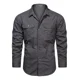thumbnail image 1 of Camisa Cargo Militar Con Botones De Manga Larga For Hombre, 1 of 2