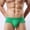 Green, variant on Mens Low Waist Thong Briefs, Men Sport Underpants, Men's Solid Color Fashion Comfortable Breathable Low Waist Hip Lifting Briefs Panties Blue, L