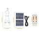 thumbnail image 3 of Bombilla LED solar lámpara de camping 7W | Luz de emergencia recargable con batería de 1800 mAh y panel solar | 5 modos | Temporizador | Uso en interiores y exteriores | Iluminación portátil para, 3 of 8