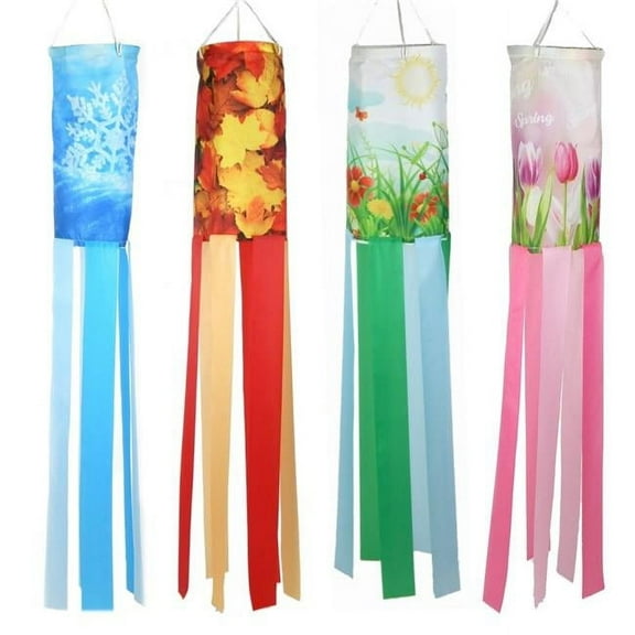 Fun Landscaping FL1120WS4 36 Four Season Garden Wind Sock Set Of 4