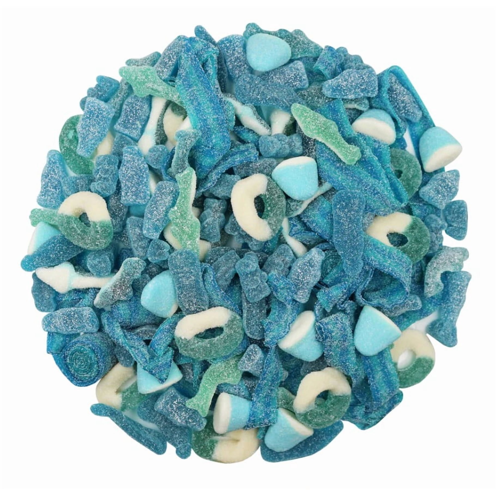 FirstChoiceCandy Sour Mix Gummies (Blue Mix, 2 Pound)