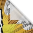 thumbnail image 3 of Ambesonne Isabella Kitchen Curtains, American Birth Name, 55"x39", Yellow Green and White, 3 of 3