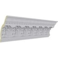 thumbnail image 4 of 7 3/4"H x 5 1/2"P x 9 1/2"F x 94 1/2"L Odessa Leaf Crown Moulding, 4 of 14