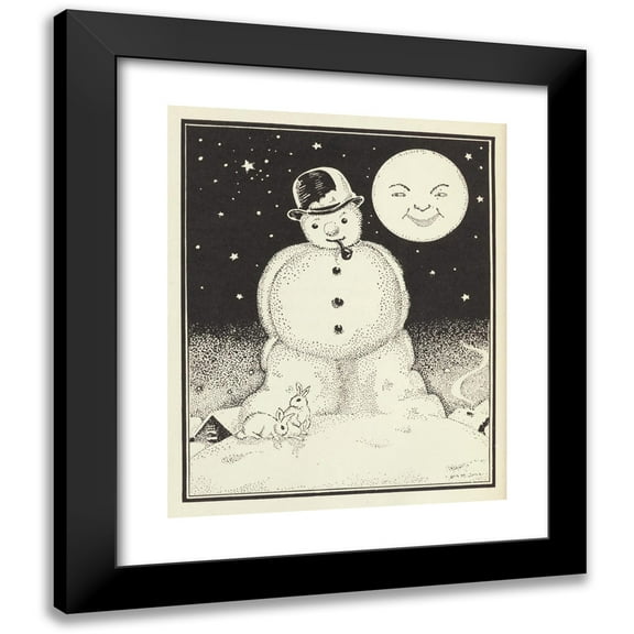 Lois Mailou Jones 12x14 Black Modern Framed Museum Art Print Titled - The Picture-Poetry Book Pl13 (1935)