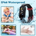 thumbnail image 3 of Activity Tracker Watch for Kids, Heart Rate Monitor, Activity Tracker for Girls, Boys, Teens, IP68 Waterproof, Pedometer, Sleep Tracker with Alarm Clock, Great Gift, 3 of 4
