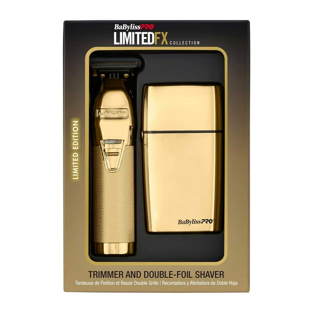 Babyliss Pro Kit Recortadora y Afeitadora Limited FX Dorado Barberology