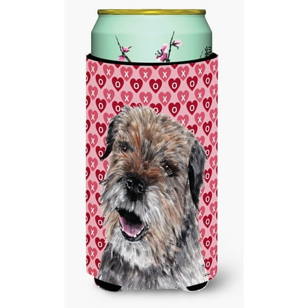

Caroline s Treasures SC9557TBC Border Terrier Hearts and Love Tall Boy Hugger Tall Boy multicolor