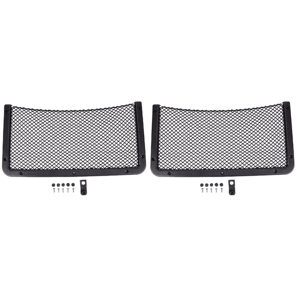 Soporte Red Malla para Coche Organizador Respaldo Asiento Autobús Elástica (41x21cm Con Gancho)