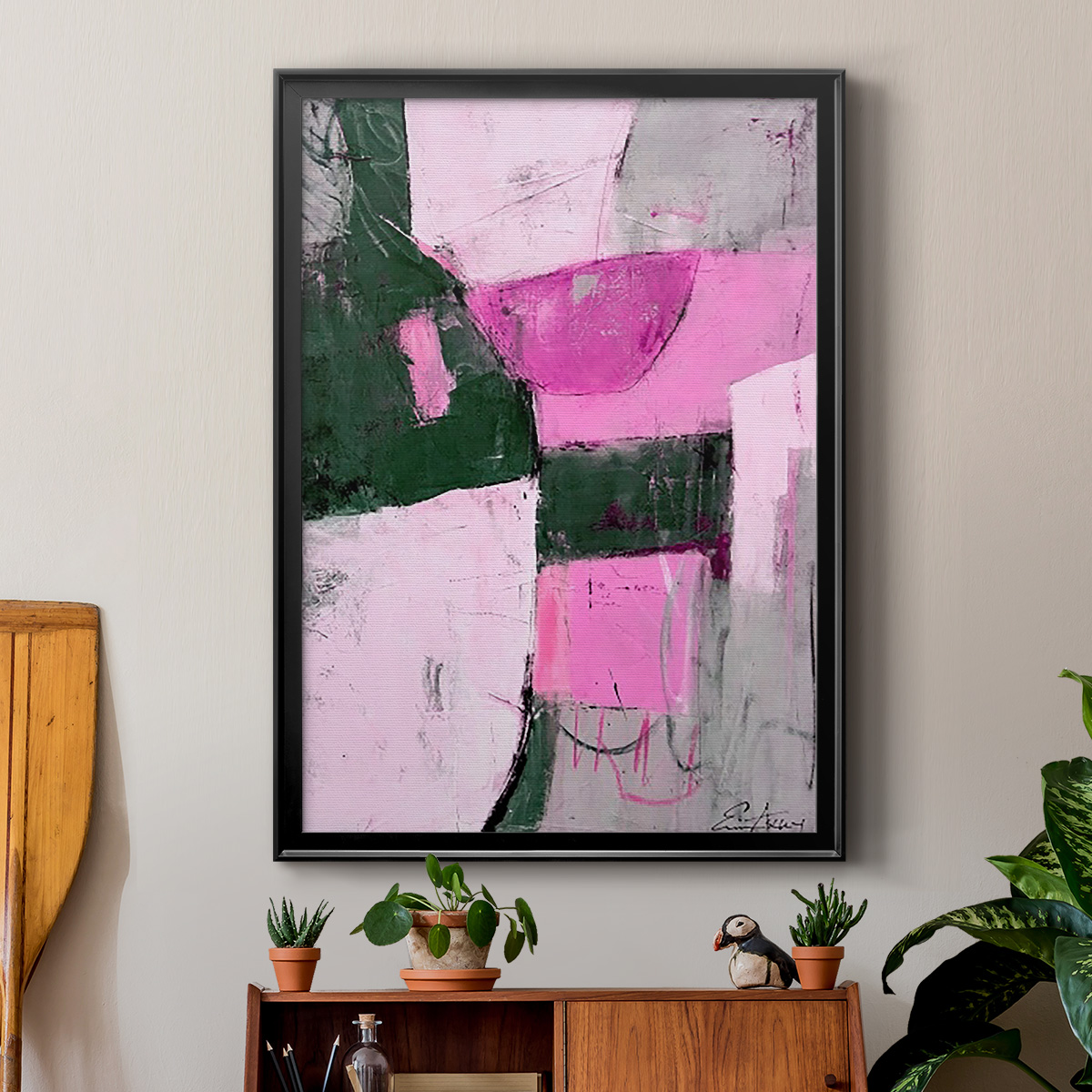 Party Mixer I Premium Framed Print, in Gold, Black, or Silver - Ready to Hang