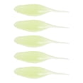 thumbnail image 2 of NIBOLOG 5Pcs Fishing Baits Simulation Design Bright Color Extra Soft High Toughness Flexible TPR Saltwater Freshwater Artificial Baits Soft Lures Fishing Supplies, 2 of 8