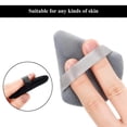 thumbnail image 4 of 12 Powder Puff Face Triangle Makeup Puff for Loose Powder Soft Body Cosmetic Foundation Sponge Mineral Powder Wet Dry Makeup Tool beauty cotton pack triangular application (GRAY AND BLACK), 4 of 5