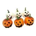 thumbnail image 1 of Artificial Pumpkin Set With Smiling Face Halloween Decoration Foam Material Cute F, 1 of 9