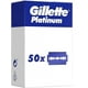 thumbnail image 1 of Navajas Gillette Platinum Double Edge 50 unidades, 1 of 6