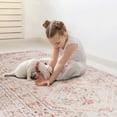 thumbnail image 6 of 8x10 ft Large Machine Washable Rug,Soft Vintage Non-Slip Stain Resistant Carpet, 6 of 8