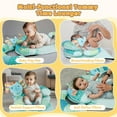 thumbnail image 6 of 3-in-1 Portable Baby Tummy Time Pillow & Seated Support Playmat with Detachable Sensory Toys for Newborns Infants, 6 of 7