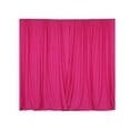 thumbnail image 6 of Efavormart 2 Pack | Fuchsia Fire Retardant Scuba Polyester Curtain Panel Backdrops Wrinkle Free With Rod Pockets - 10ftx10ft, 6 of 10