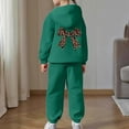 thumbnail image 3 of Tiijoy Big Girls Sports Outfits Leopard Bow Print Casual Hoodie Jogger Pants Sweatsuit, 3 of 6