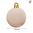 thumbnail image 3 of Giant Inflatable Velvet Christmas Balls 18/24 Inch Festival Outdoor Decorat, 3 of 7
