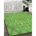 thumbnail image 3 of Ahgly Company Machine Washable Indoor Rectangle Transitional Dark Lime Green Area Rugs, 8' x 12', 3 of 7